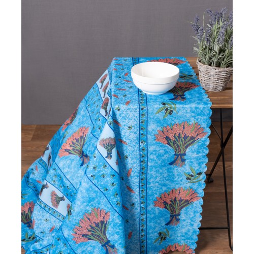 Αλέκιαστο Τραπεζομάντηλο (140x180) Εμπριμέ Newhome Mod3 σιελ