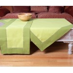 Καρέ (90x90) μονόχρωμο Newhome BG17 απαλό πράσινο με λαδί φάσα