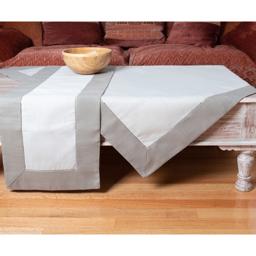 Τραπεζομάντηλο Ροτόντα (διάμ.180) μονόχρωμο Newhome BG17 άμμος με φάσα πούρο