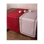 Τραβέρσα (40x120) μονόχρωμη Newhome BG18 Αμέθυστος-Κόκκινο