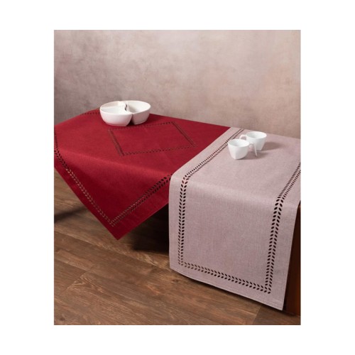 Καρέ (90x90) μονόχρωμο Newhome BG18 Αμέθυστος-Κόκκινο