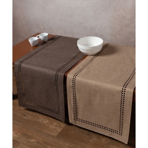 Τραβέρσα (40x120) μονόχρωμη Newhome BG18 Καφέ-Άμμος