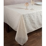 Τραπεζομάντηλο 6 ατόμων (135x180) Ζακάρ Μονόχρωμο Newhome 1010 μπεζ