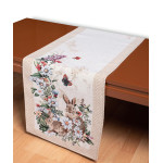 Πασχαλινή Τραβέρσα (45x140) Στόφα Ισπανίας Newhome Alicia Κουνελάκια στο Κτήμα