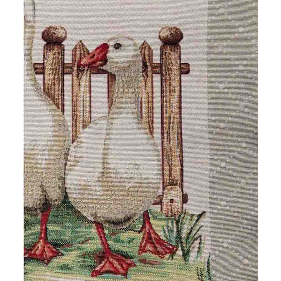 Πασχαλινό Τραπεζοκαρέ (140x140) Στόφα Ισπανίας Newhome Goose Walk Χήνες στην Εξοχή