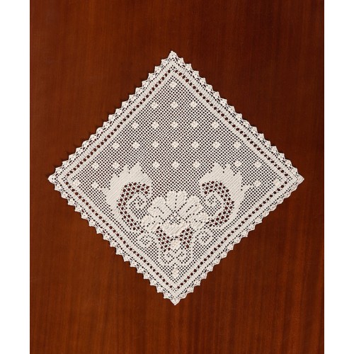 Γωνία - Πετσετάκι (33x33) για σύνθετο με μερσεριζέ νήμα Newhome Skiros 5306 Μπεζ