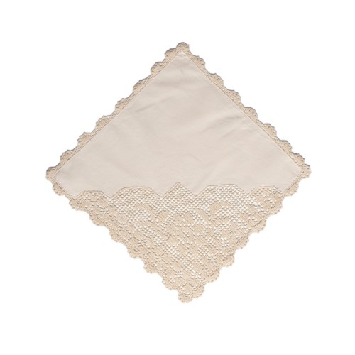 Γωνία - Πετσετάκι (33x33) για σύνθετο με μερσεριζέ νήμα Newhome Skiros 7023 μπεζ