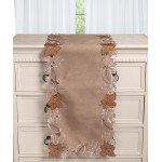 Τραβέρσα (38x172) με κέντημα Newhome 19315 Μπεζ