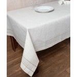 Τραπεζομάντηλο 12 ατόμων (170x250) Μονόχρωμο με Φιλτιρέ Φάσα Newhome 2056 Άμμος