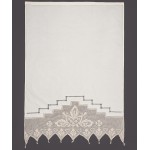 Παραδοσιακή χειροποίητη κουρτίνα (50x100) με ατραντέ Newhome Skiros 075 μπεζ