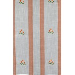 Παραδοσιακή Κουρτίνα με κέντημα (60x130) Newhome Skiros 315 Πορτοκαλί