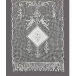 Παραδοσιακή Χειροποίητη Κουρτίνα (160x160) Newhome Skiros BG11 toscan λευκό