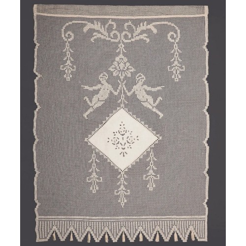 Παραδοσιακή Χειροποίητη Κουρτίνα (160x160) Newhome Skiros BG11 toscan μπεζ