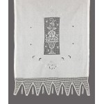 Παραδοσιακή Χειροποίητη Κουρτίνα (90x130) Newhome Skiros GXFBG λευκό