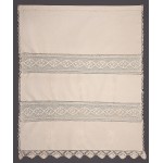 Παραδοσιακή κουρτίνα (120x160) με πλεκτή δαντέλλα Newhome Skiros NT1-2 μπεζ