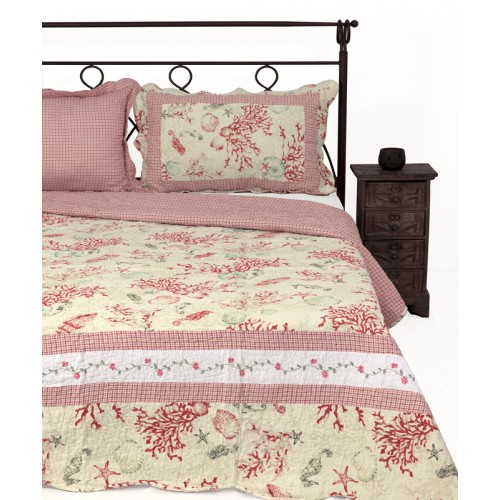 Σετ Κουβερλί Υπέρδιπλο (220x240) Με Μαξιλαροθήκες Βαμβακερό Newhome 1017