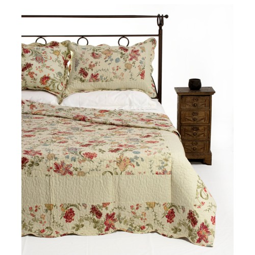 Σετ Κουβερλί Μονό (160x220) Βαμβακερό Εμπριμέ Με Μαξιλαροθήκη Newhome Β02 μπεζ