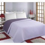 Κουβερλί Υπέρδιπλο (220x240) Διπλής Όψης, Newhome Bones Lila-Purple