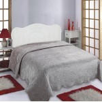 Κουβερλί-Κουβέρτα Μονή (160x220) Βελούδινη με προβατάκι Newhome NX2211 Beige