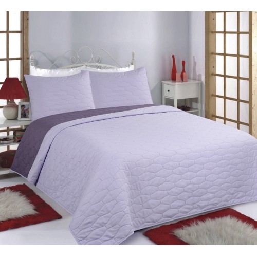 Σετ Κουβερλί King Size (240x260) με μαξιλαροθήκες Newhome Ruby Lila-Purple
