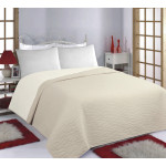 Κουβερλί King Size Διπλής Όψης (240x260) Newhome Waves Beige-Ivory