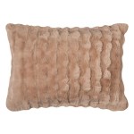 Μαξιλαροθήκη Γούνινη Ισοθερμικη (50x70) Newhome Burble Ανοιχτό Καφέ