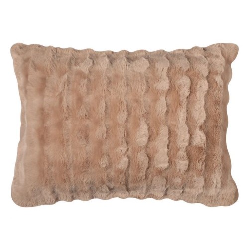 Μαξιλαροθήκη Γούνινη Ισοθερμικη (50x70) Newhome Burble Ανοιχτό Καφέ