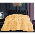 Κουβερτοπάπλωμα Γούνινο Ισοθερμικό Μονό (170x220) με Sherpa Newhome Long Hair Gold