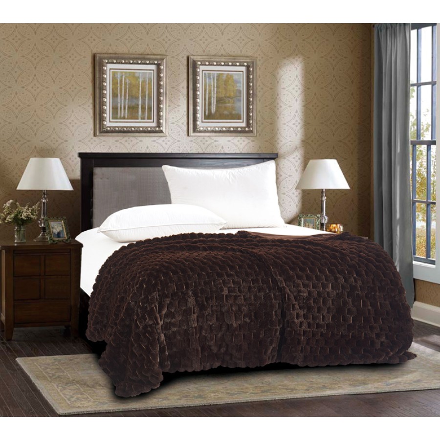 Κουβέρτα Γούνινη Υπέρδιπλη (220x240) Ανάγλυφη Newhome Mink Καφέ Κουβέρτα Γούνινη Υπέρδιπλη (220x240) Ανάγλυφη Newhome Mink Καφέ