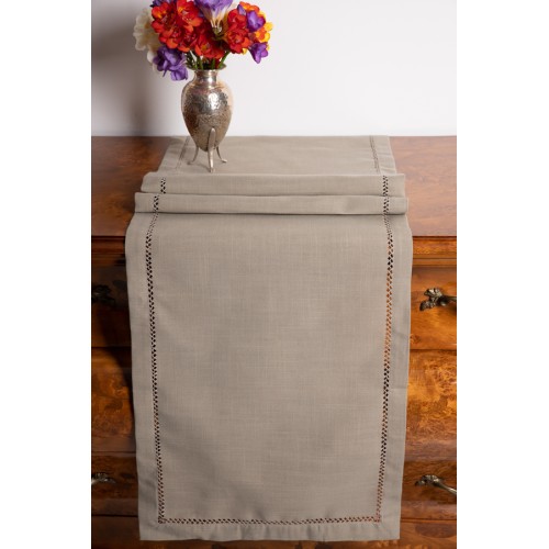 Καρέ (90x90) Μονόχρωμο με Αζούρ Newhome 3096 Greige (Γκρι Σκούρο)