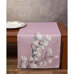 Τραβέρσα με Ψηφιακή Εκτύπωση Λουλουδιών (45x170) Με Φόδρα Newhome 038 με ορχιδέες