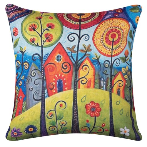 Διακοσμητική Μαξιλαροθήκη Φιγούρας (45x45) Newhome KS342