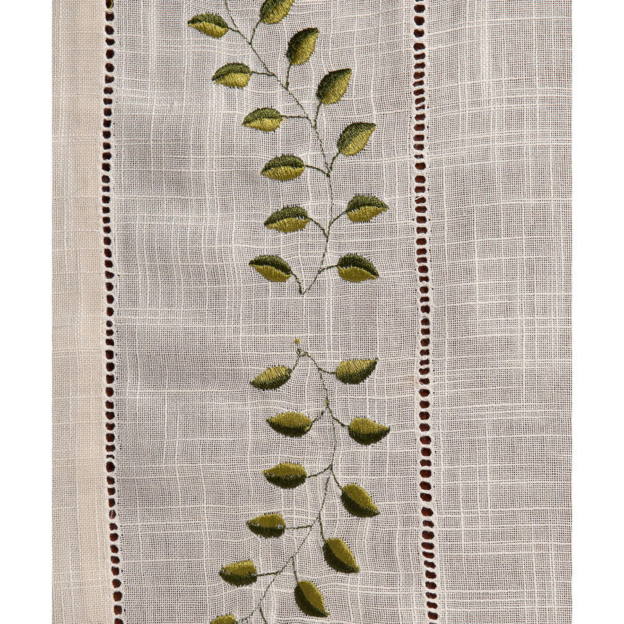 Πετσετάκια (60x60) με Αζούρ και Κέντημα Newhome 3279 Εκρού