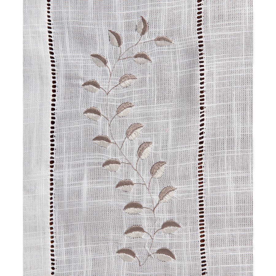 Τραπεζομάντηλο 8 Ατόμων (170x220) με Αζούρ και Κέντημα Newhome 3279 Λευκό