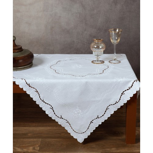 Σετ 6 τεμαχίων χειροποίητο κοφτό NEWHOME SKIROS 395 λευκό