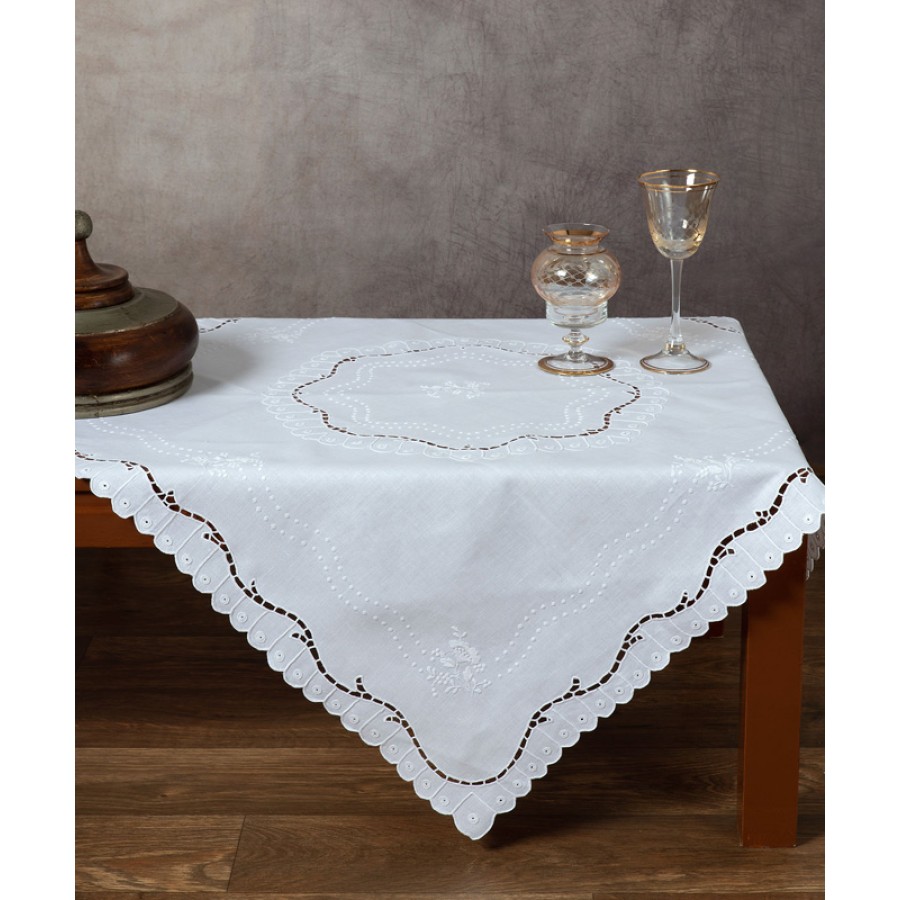 Σετ 6 τεμαχίων χειροποίητο κοφτό NEWHOME SKIROS 395 λευκό