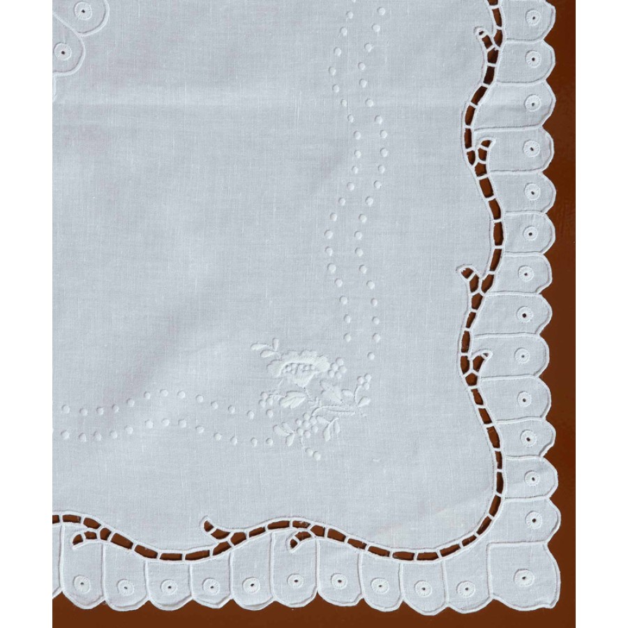 Σετ 6 τεμαχίων χειροποίητο κοφτό NEWHOME SKIROS 395 λευκό