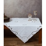 Πετσετάκι (60x60) χειροποίητο κοφτό Newhome Skiros 461 λευκό