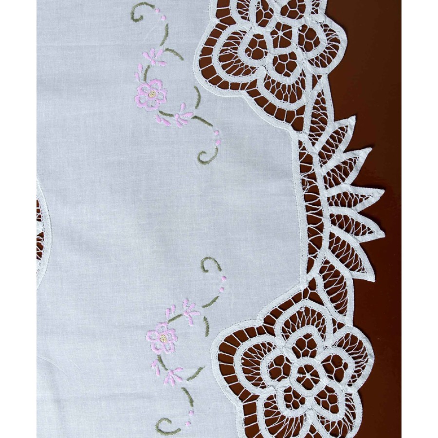 Ροτόντα μικρή (διαμέτρου 90εκ.) με πετσετάκια Newhome Skiros NX419 λευκό