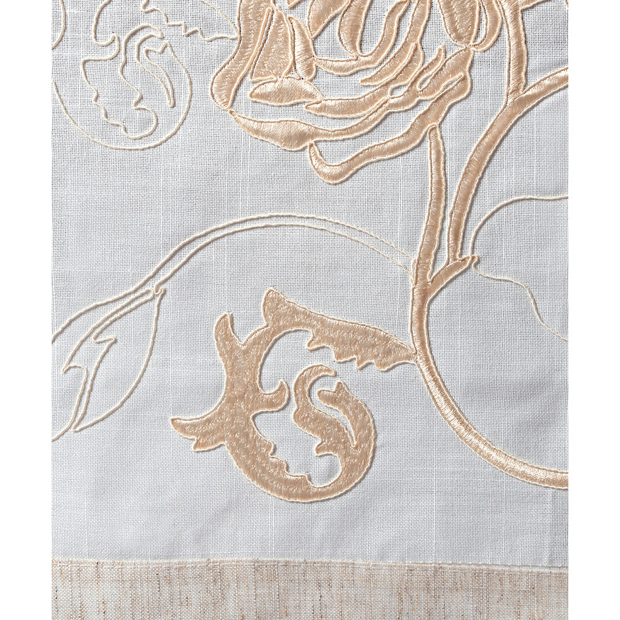 Τραβέρσα (45x170) Απλικέ Κεντητή Newhome SD001 Άμμου