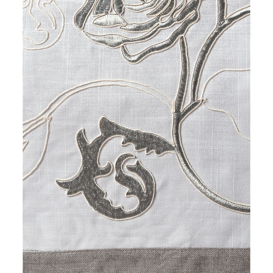 Τραβέρσα (45x170) Απλικέ Κεντητή Newhome SD001 Γκρι