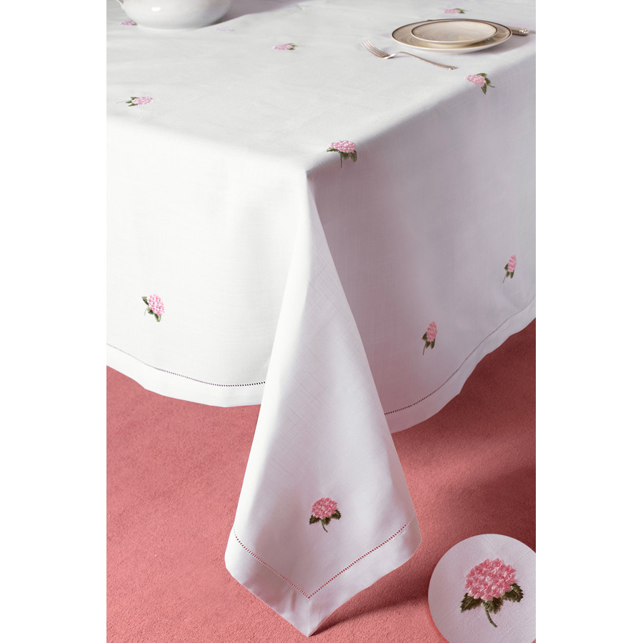 Τραβέρσα (45x150) με Αζούρ και Κέντημα Ορτανσία Newhome YL1010