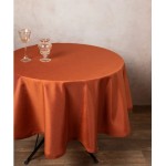Τραπεζομάντηλο Ροτόντα (διάμ.180) Σαντούκ Μονόχρωμο Newhome 2015 Κεραμιδί