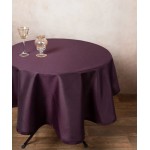 Τραπεζομάντηλο Ροτόντα (διάμ.180) Σαντούκ Μονόχρωμο Newhome 2015 Μωβ