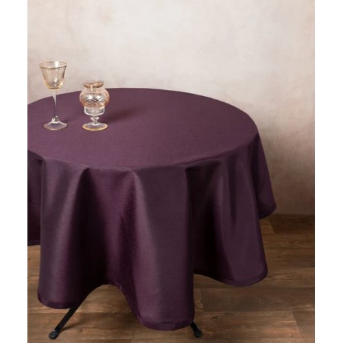 Τραπεζομάντηλο Ροτόντα (διάμ.150) Σαντούκ Μονόχρωμο Newhome 2015 Μωβ