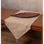 Τραβέρσα (45x170) Μονόχρωμη Ψάθα Newhome 9925 Άμμος