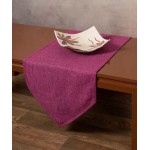 Τραβέρσα (45x170) Μονόχρωμη Ψάθα Newhome 9925 Φούξια