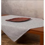 Τραπεζοκαρέ (135x135) Μονόχρωμο Ψάθα Newhome 9925 Γκρι