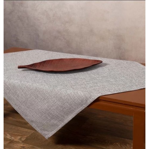 Τραπεζοκαρέ (135x135) Μονόχρωμο Ψάθα Newhome 9925 Γκρι