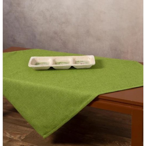 Καρέ (85x85) Μονόχρωμο Ψάθα Newhome 9925 Λαχανί